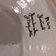 Rare - Earthenware soup tureen HB Quaregnon, floral decoration signed Hubert Becquet