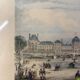 Gravure en couleur, Les Tuileries, Paris