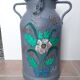 Large old farm milk pot