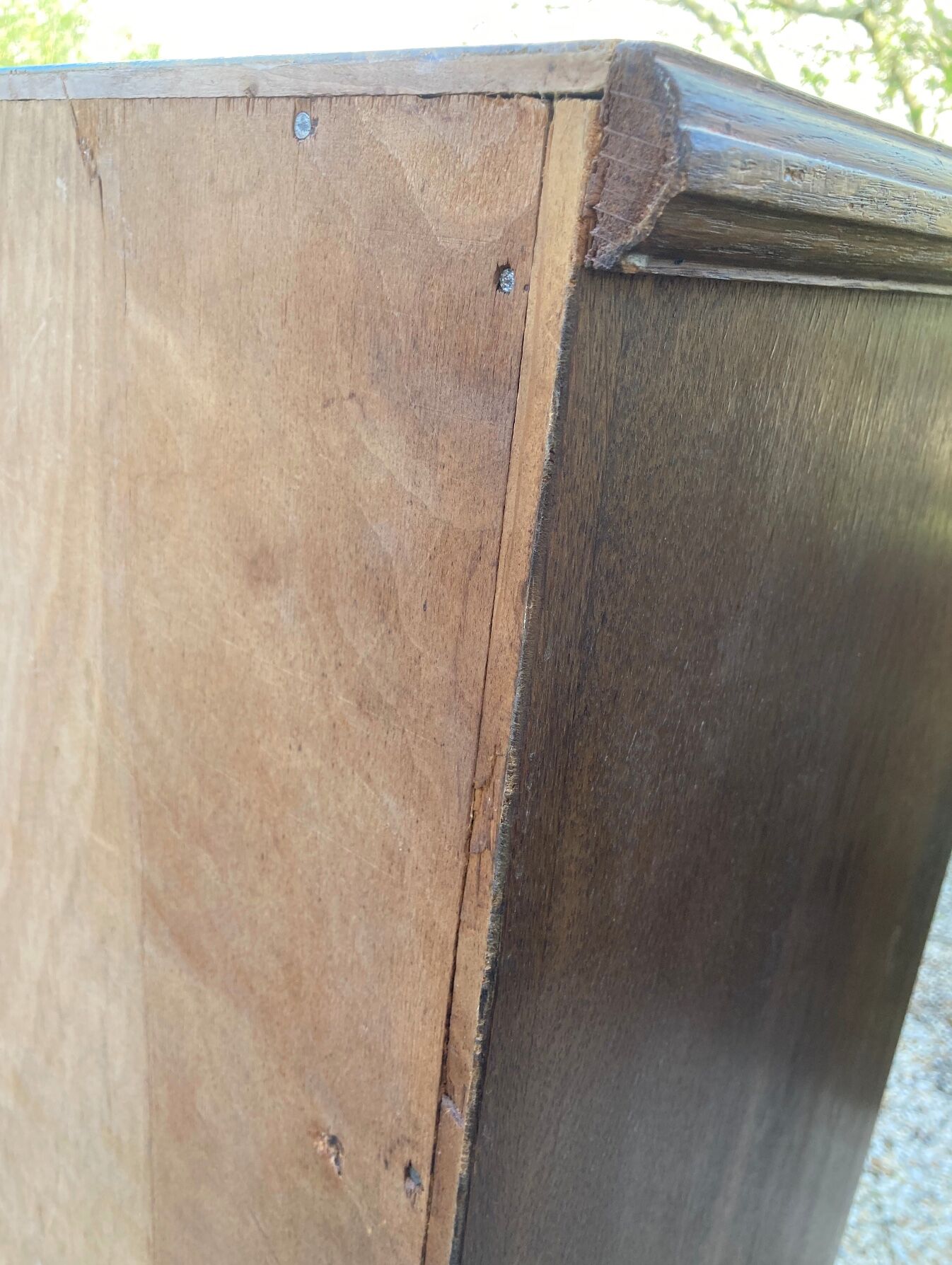 Vintage double curtain binder