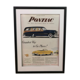 Vintage Pontiac poster 1949