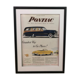 Affiche Pontiac 1949