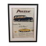 Affiche Pontiac 1949