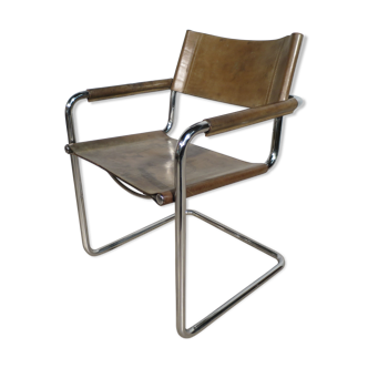 Leather chair MG5 Matteo Grassi