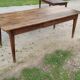 Farmhouse table NINETEENTH CENTURY OAK 200cm feet spindles 3 drawers belt