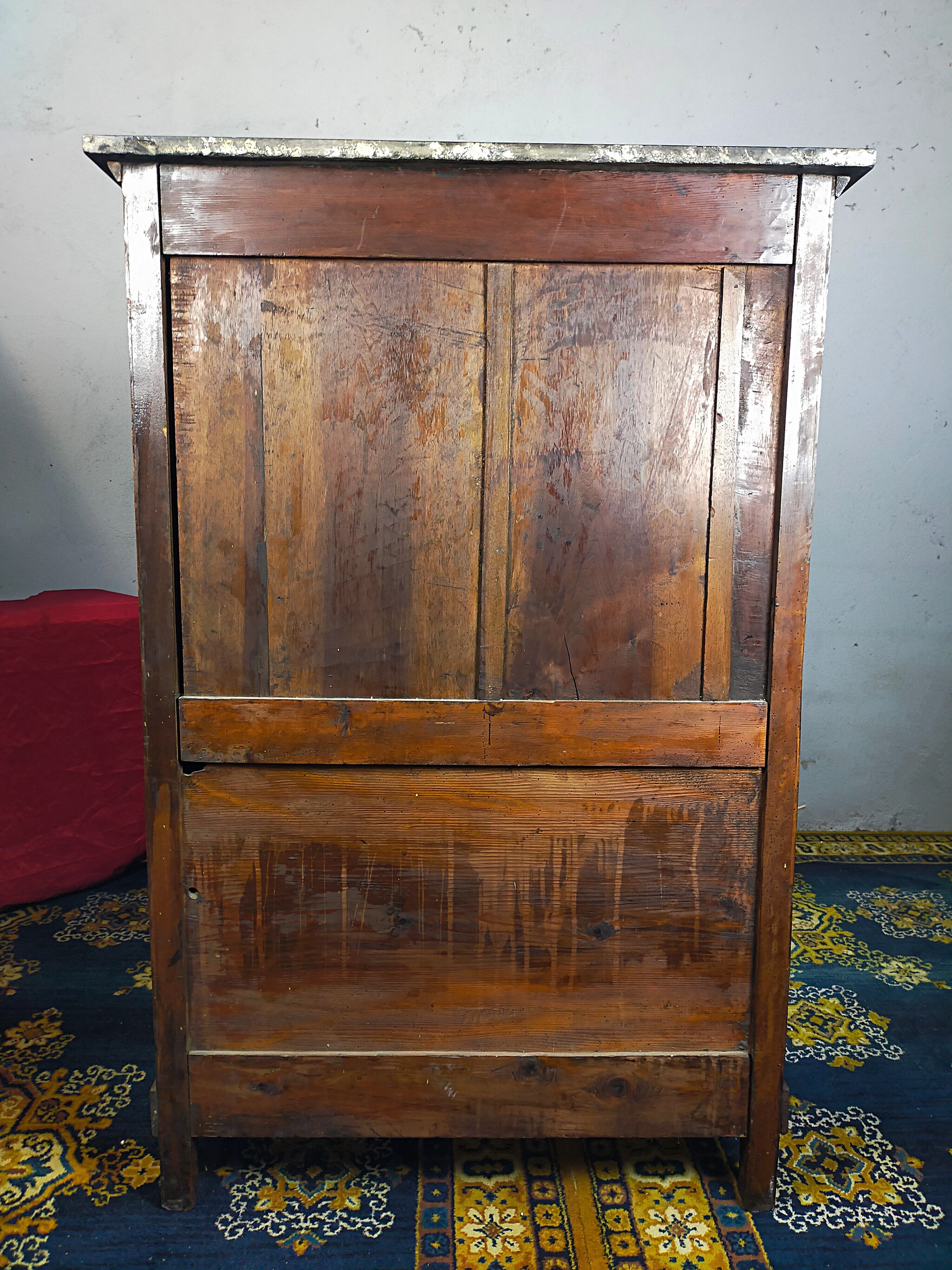 Secretary period Empire in walnut