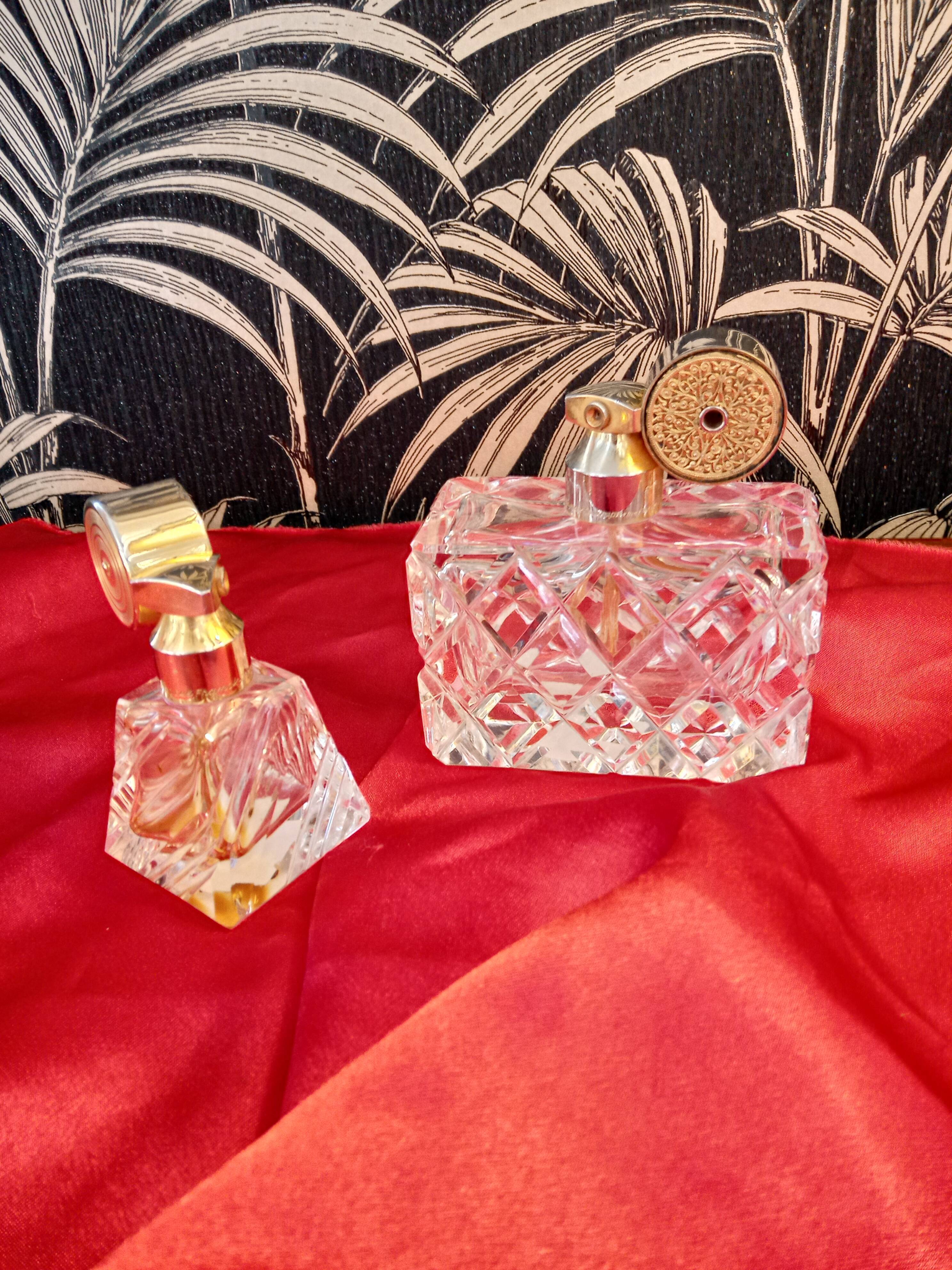2 perfume bottles