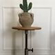 Tabouret industriel en chêne