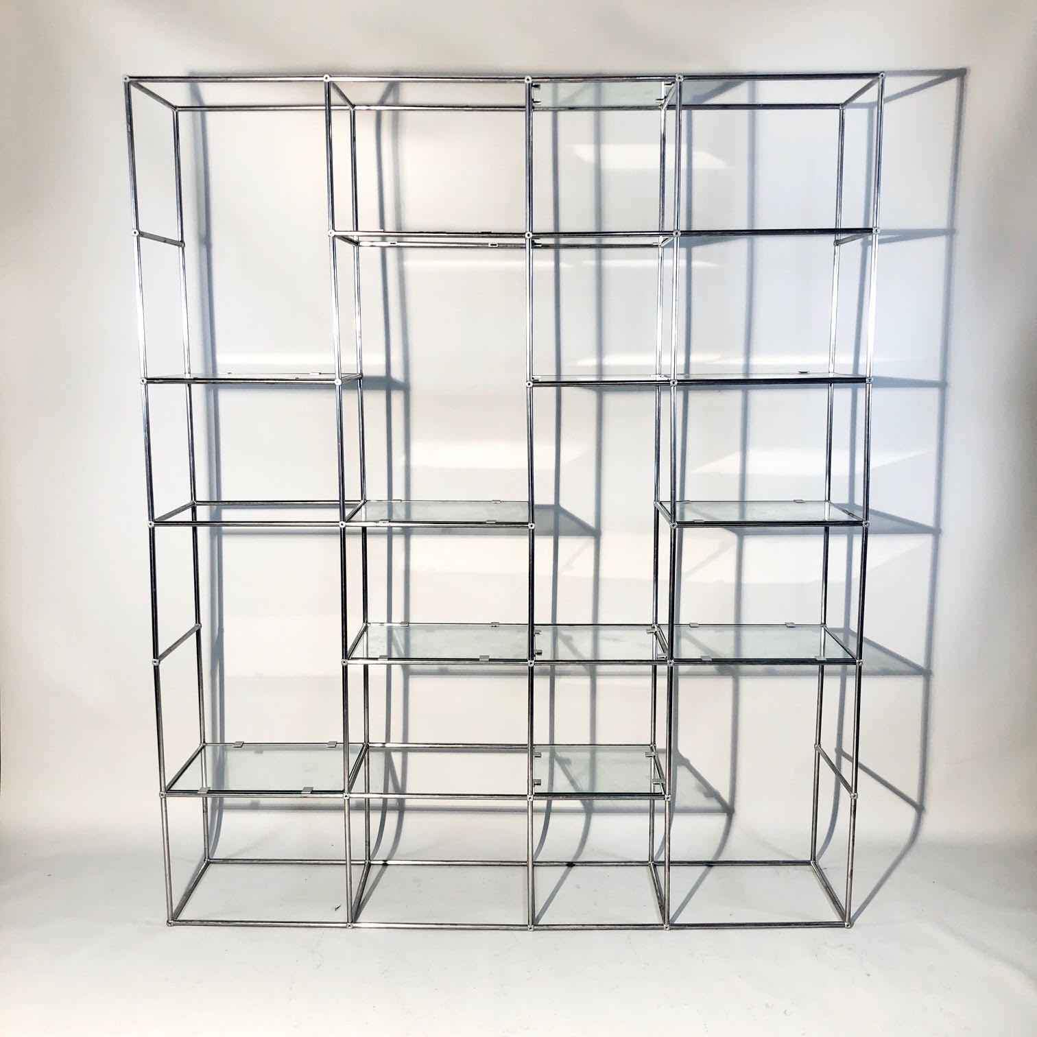 1970 chrome tubular shelf