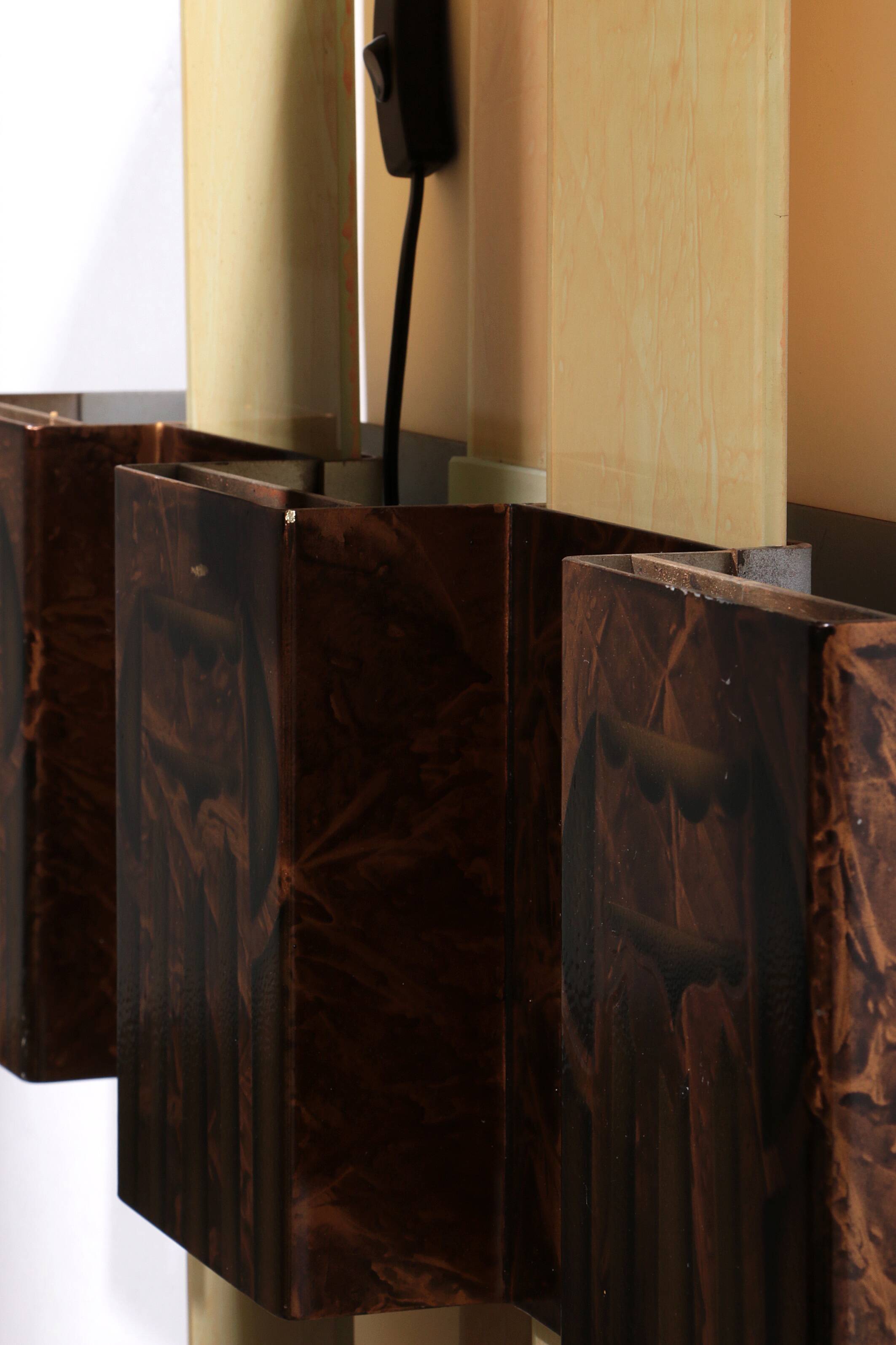 Very large, rare wall lamp from the Thalia Theater IJmuiden, 1930