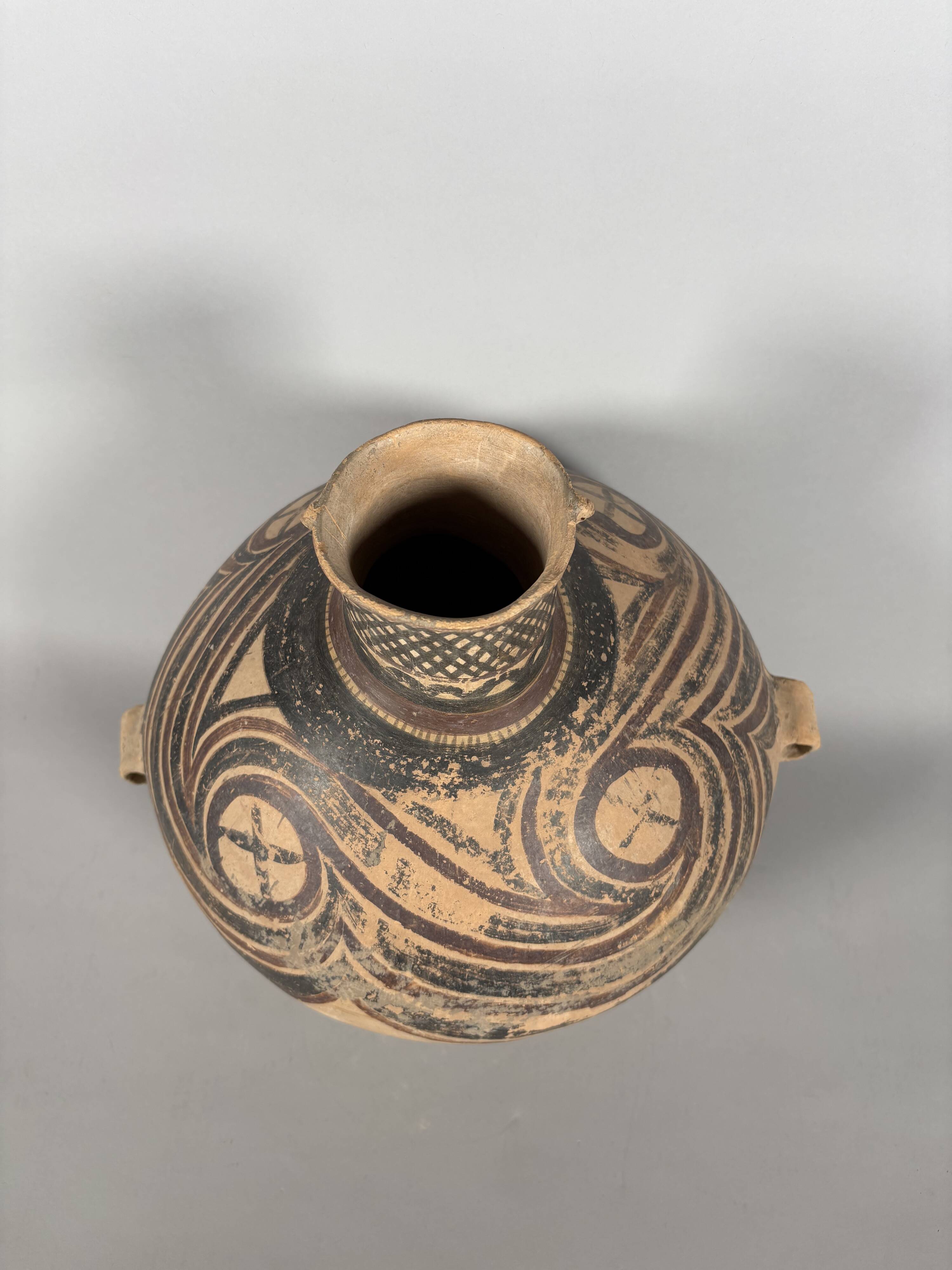 Painted terracotta vase, Neolithic period, Yangshao 4500-3000 BC