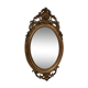 Mirror oval gold leaf Louis XVI 52x90cm