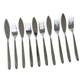 Ensemble de couverts vintage de 10 pièces