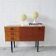 Bedside lamp set made of plastic granulate