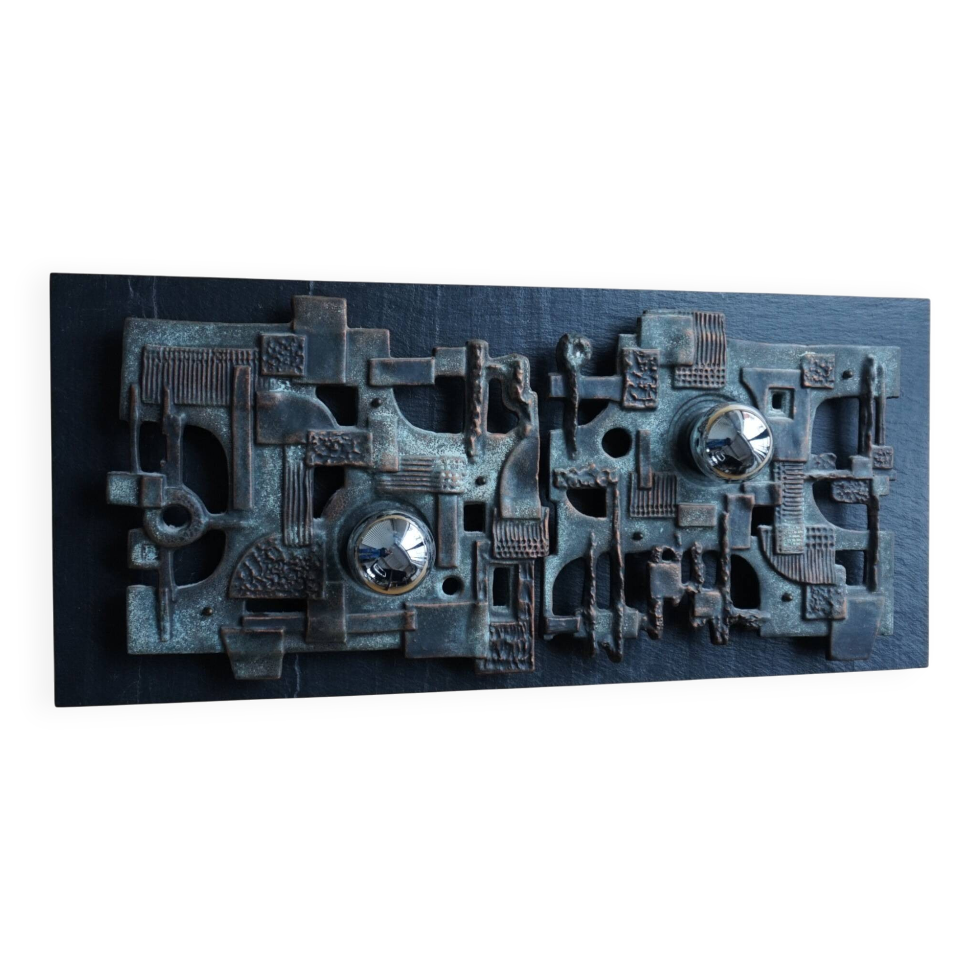 Brakelmann & Becker brutalist wall lamp, 1970
