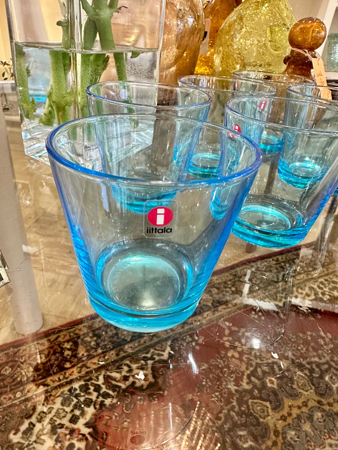 Verres vintage blue Iittala