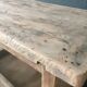 Workbench made of light wood