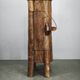 1960s French Brutalist Sculptural Solid Elm Wood Tree Trunk Cabinet