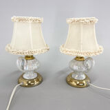 Pair of 1970s Ceramic Table or Bedside Lamps