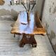 Dining table in solid olive wood Maison Skela 1960