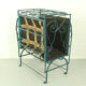 Foldable metal daybed with new webbing and upholstery