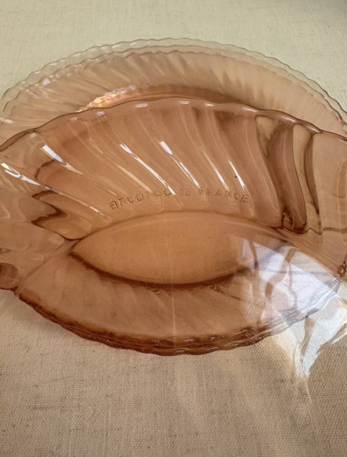 Rosaline Arcoroc dessert plates