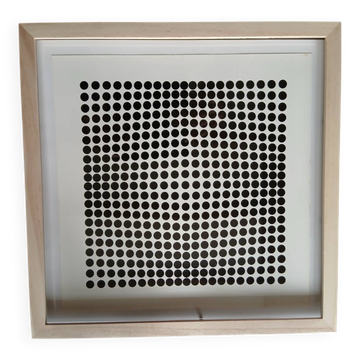 Victor Vasarely Sérigraphie cinétique Profonde V2