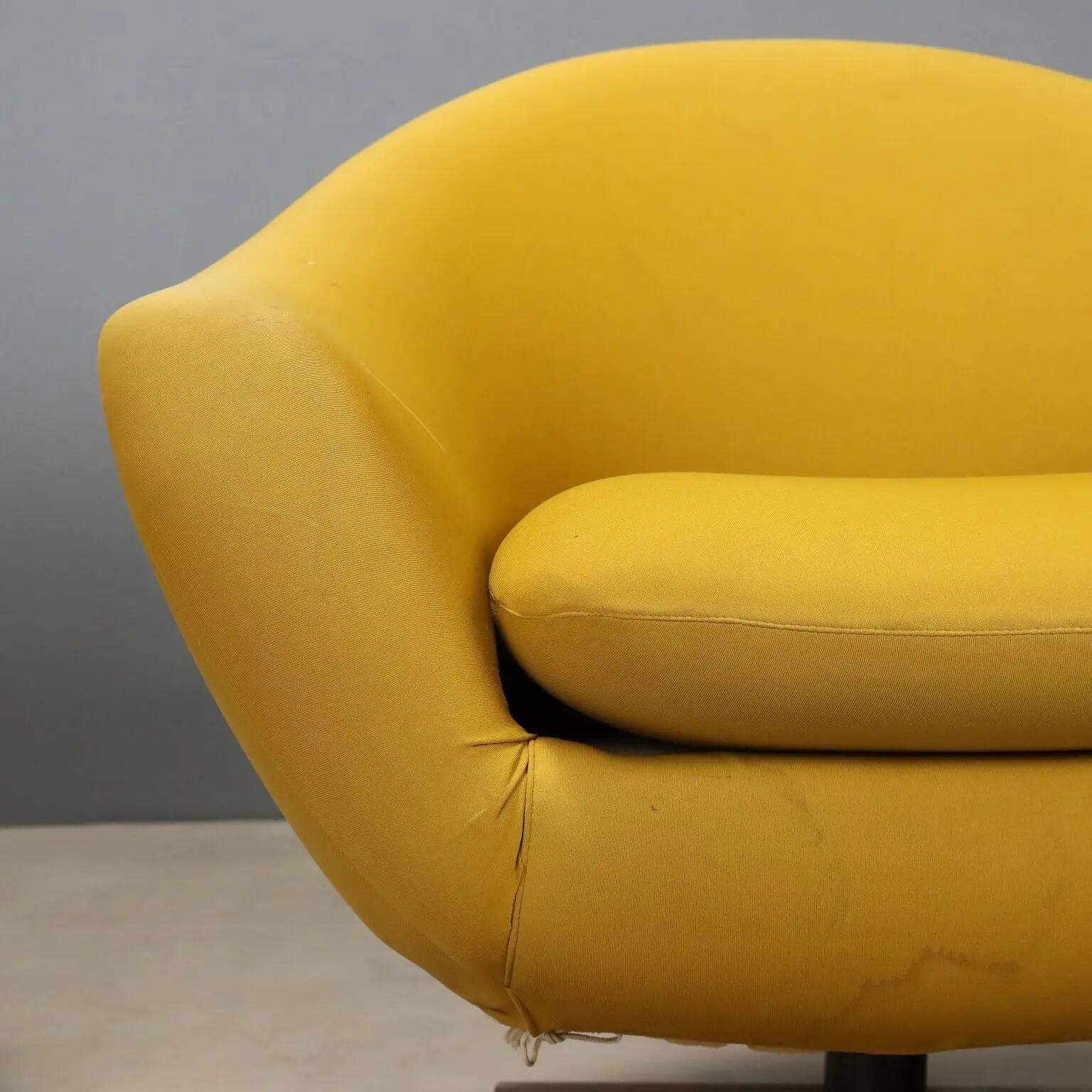 Pair of swivel armchairs by Carl Eric Klote for Overman MFG