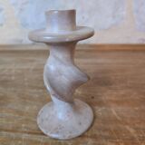 Vintage Soapstone Twisted Candlestick Duo?