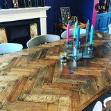 Herringbone Dining Table