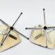 Paire de chaises pivotantes par Roland Schweitzer