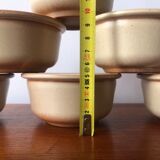 Natural stoneware cups