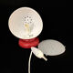 Post modern Memphis Milano style wall lamp by Maria Vinka. Year 80