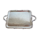 Old flat tray of service Christofle model rockeries silver metal