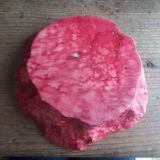 Red alabaster ashtray