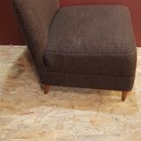 Italian design heater 70's chocolate