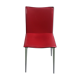 Chaise vintage cuir rouge