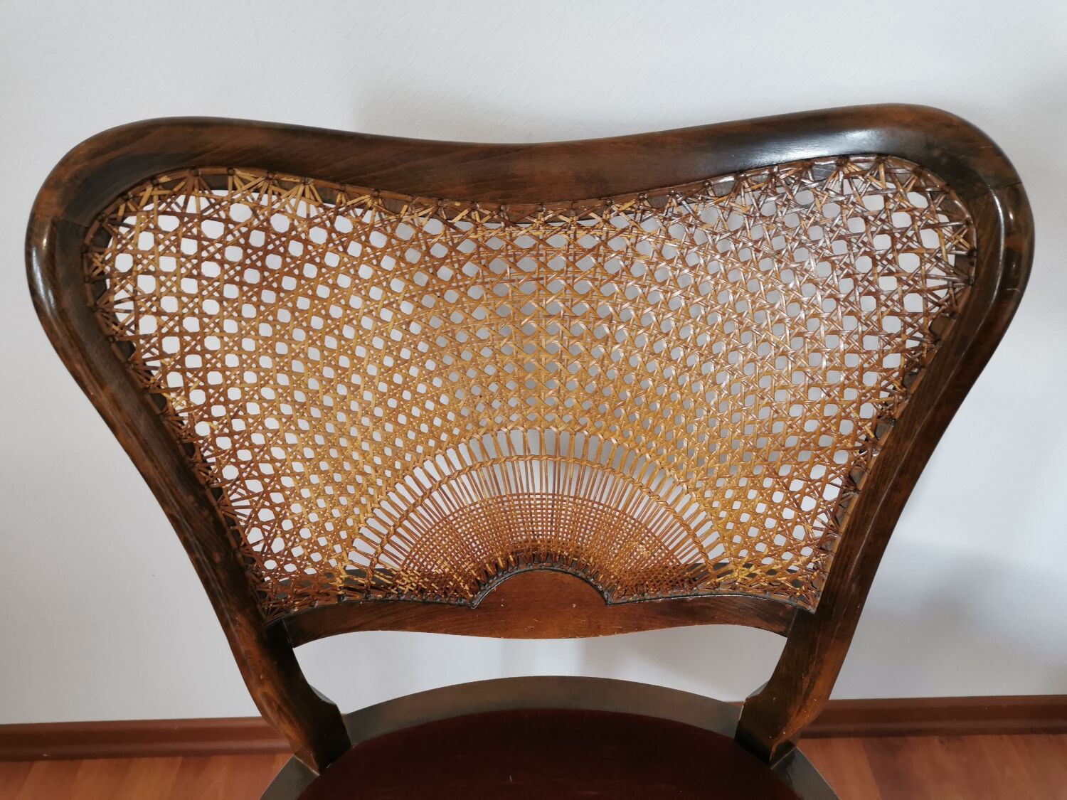 Set of two antique baroque style chairs