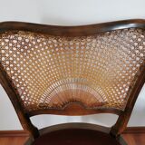Lot de deux chaises anciennes style baroque