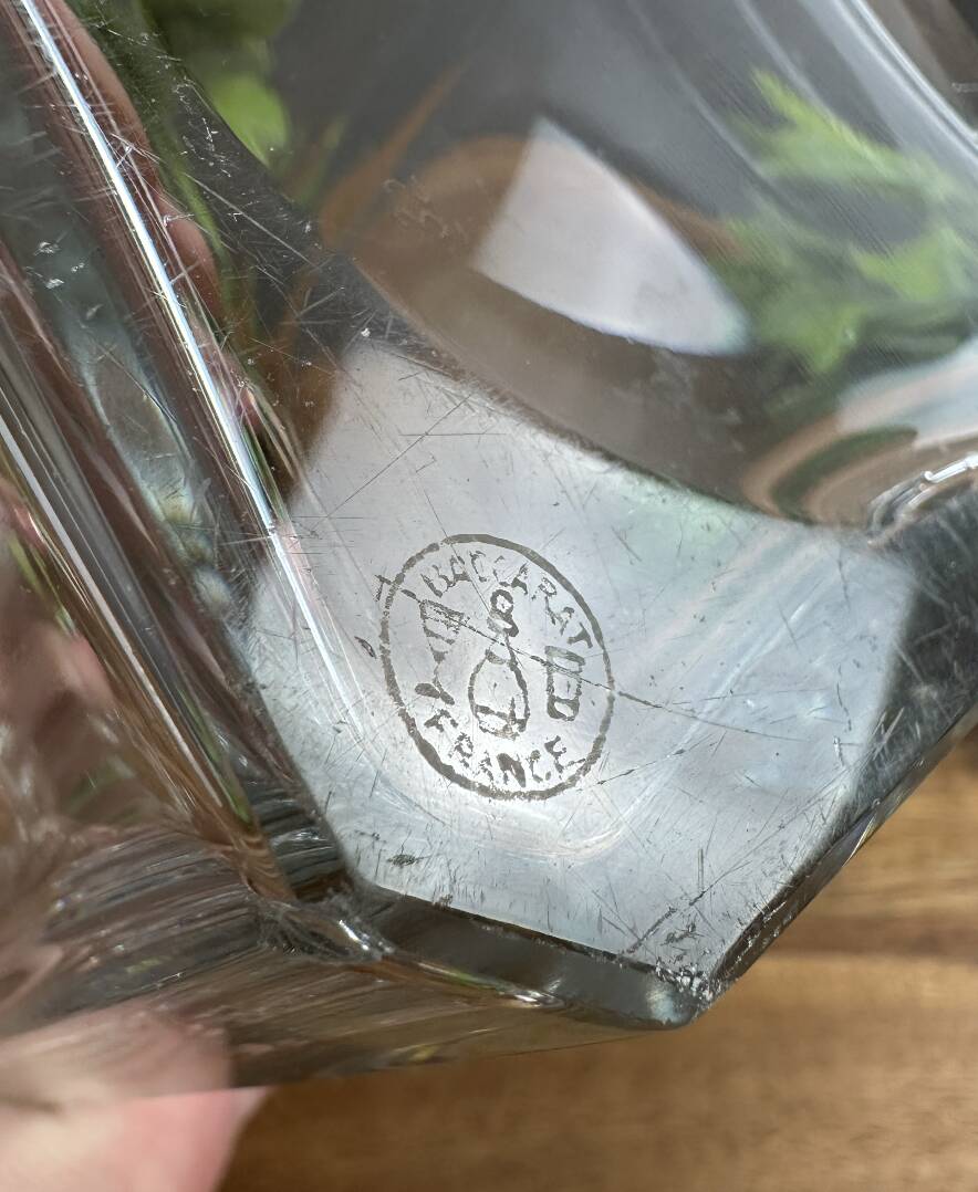 Baccarat Harcourt whisky carafe – cut crystal