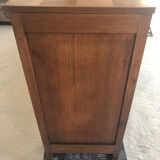 Art deco sideboard with checkered doors and top