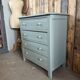 Commode de style Art Déco verte (rénovée)