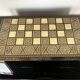 Jeu de Backgammon ancien en Bois Marqueté Syrien