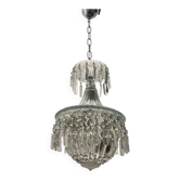 Suspension en cristal de verre de Murano des années 1950
