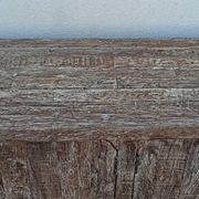 Buffet 4 portes en bois brut