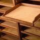 Cabinet d'archive en chêne moderniste, commode dans le style de l'École d'Amsterdam