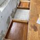 Drapery oak counter 1900