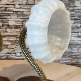 Art Deco 1950s brass wall lights