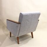Reupholstered 60s armchair