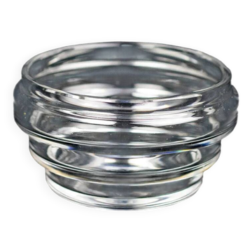 Coupelle Baccarat en cristal à profil ondulé, marque à l’acide